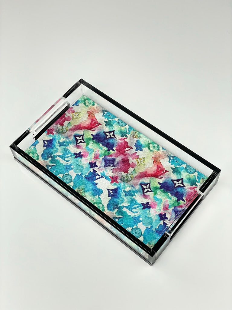 Acrylic Louis Vuitton Watercolor Tray