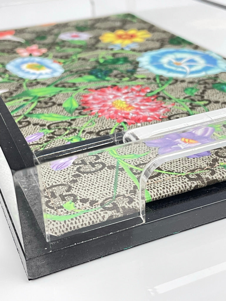 Acrylic Gucci Floral Tray